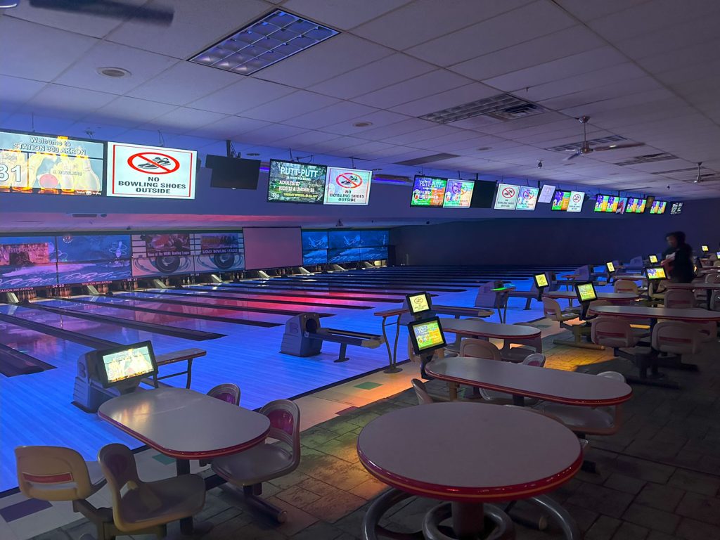 bowling lanes
